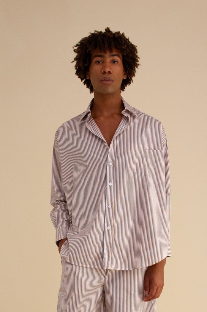 Chemise Riley Rayures Jaune / Bleu