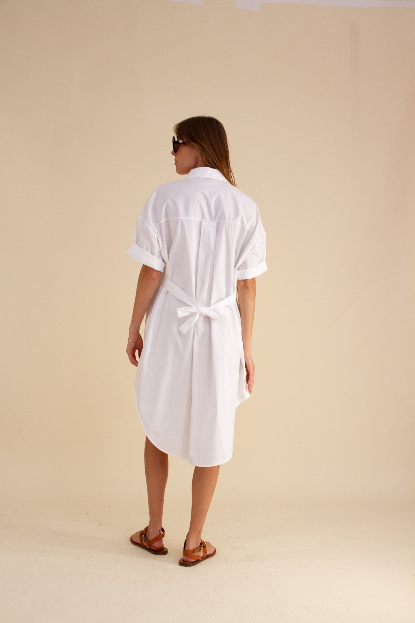 Mael White Shirt Dress