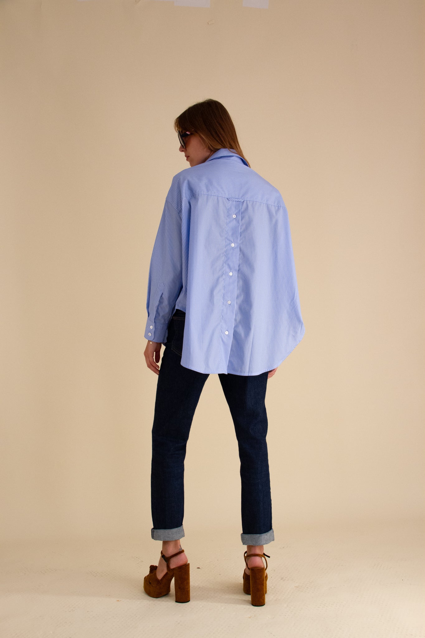 Lee Light Blue Stripe Shirt